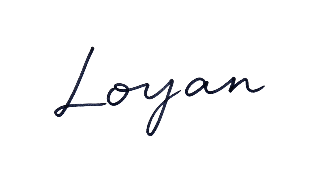Loyan's handwritten signature